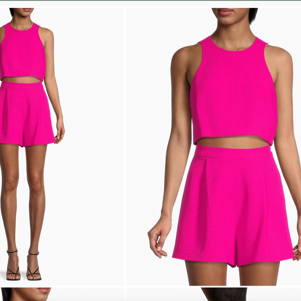 NEW Black Halo x Laurel Berman Sanibel Two-Piece Romper